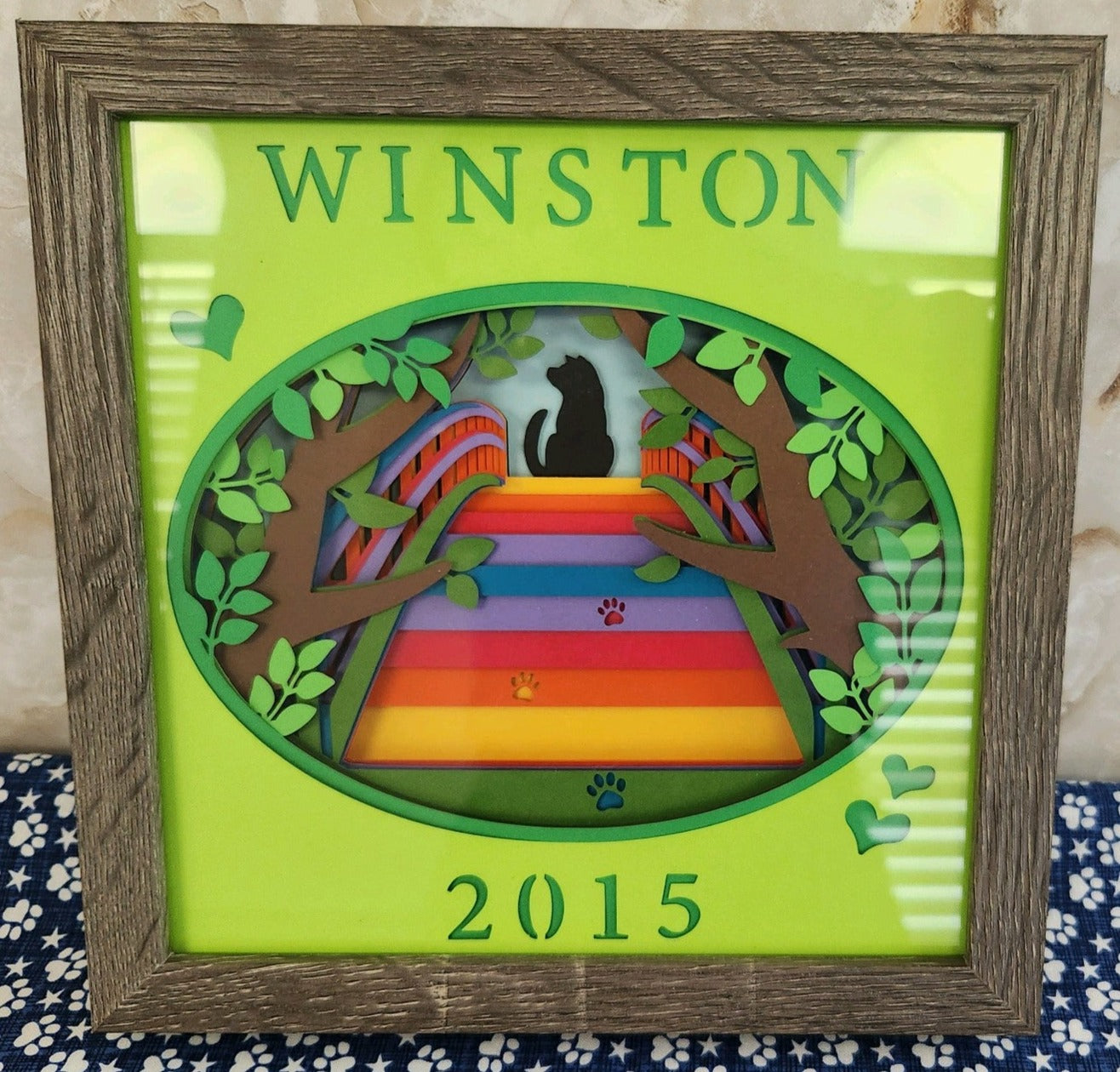 Brenda's Corner - 3D SVG Shadow Boxes-Rainbow Bridge