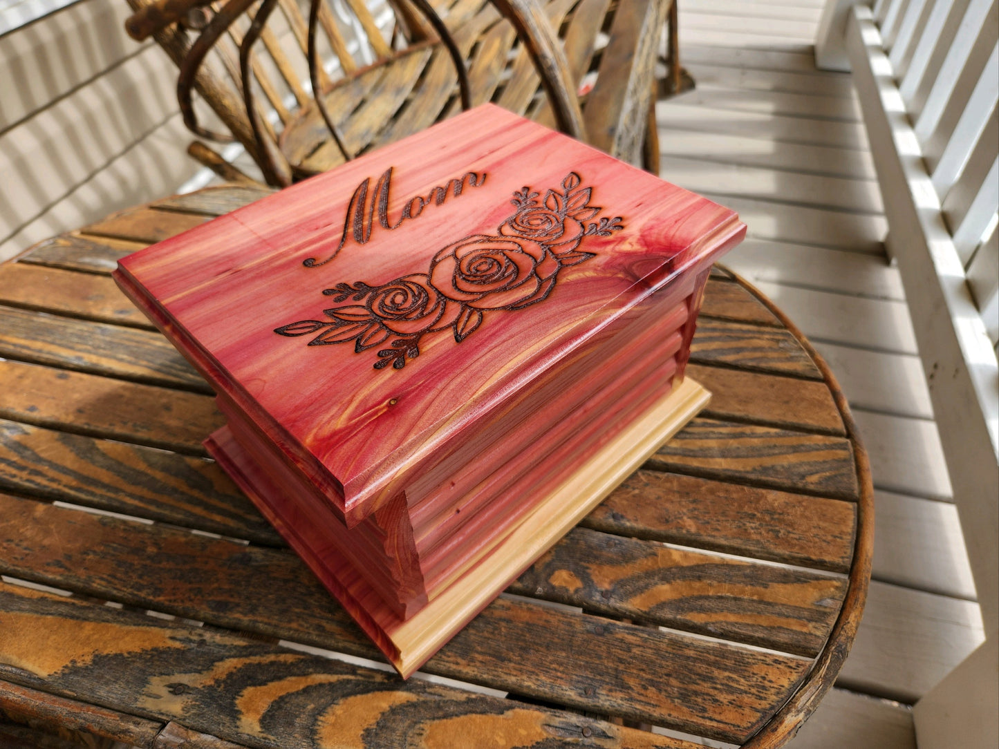 Solid Cedar Jewelry Box